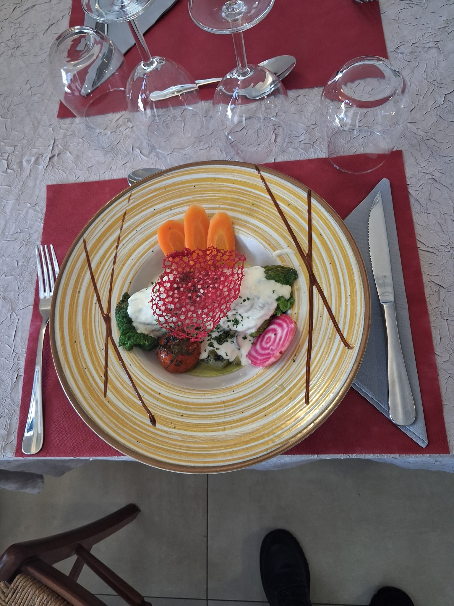 Poisson sauce crème